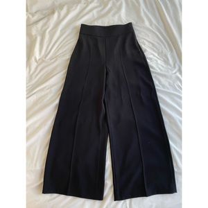 Zara Black Wide Leg Dress Pants